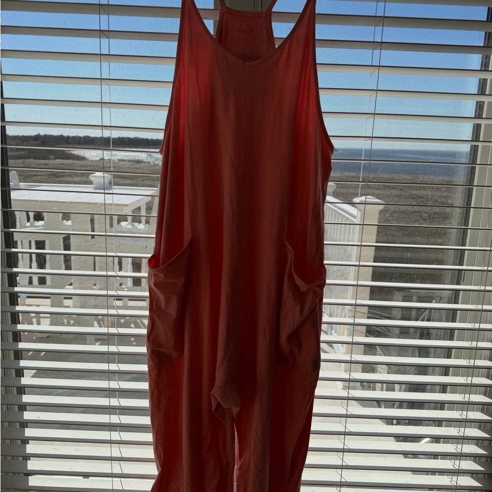 Free People Movement Coral Sleeveless Jumpsuit with Pockets Size L